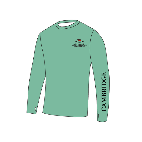 Cambridge University BC Blue Long Sleeve Gym T-Shirt