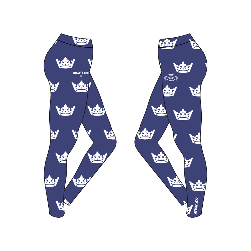 Oxford University Men's Boat Club Crest Pattern Leggings